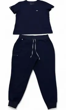 Figs navy blue Women’s Zamora Joggers Catarina Top scrub 