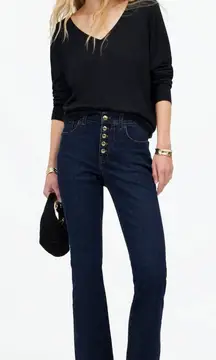 Madewell Kick Out Crop Jeans button fly 30
