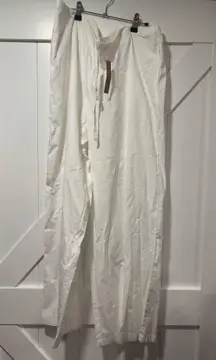 NWT SKIMS cotton poplin straight leg pants 