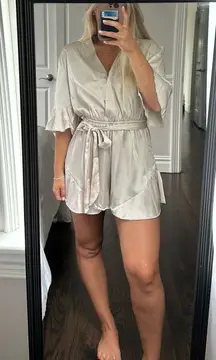 Satin romper