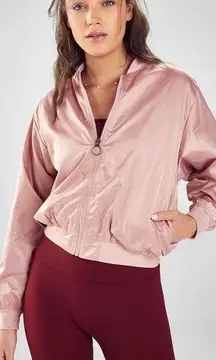 NWT FABLETICS Eva Reversible Bomber Jacket Size L