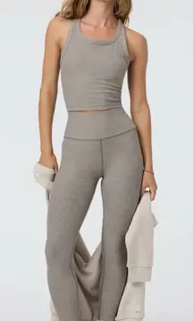 Vuori Clean Elevation Legging Cobblestone Heather Gray Brown XS