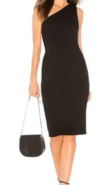NWT Bailey44 LBD one shoulder dress sidewinder $200 revolve fall formal party