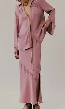 #79 NWT Free People Lucia Set in Nostalgia Rose