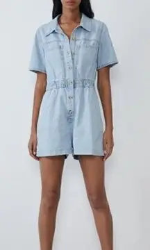 Denim jumpsuit Zara 8197/028/400-NWOT