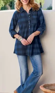 ✨Soft Surroundings Supremely Soft Pull-On Flare Jeans✨