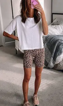 Chill Play Move Leopard Biker Shorts