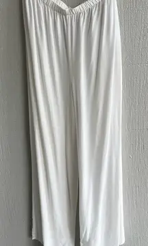 Nap Loungewear Cropped Cupro Sleep Pants White Size S
