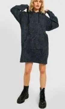 Boohoo Oversized Hooded Sweat Dress