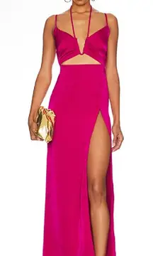 New! superdown Jayda Maxi Dress in Magenta Pink‎ size Small