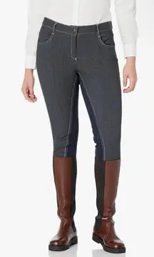 Ovation Riding pants Softflex Classic Full Seat Breech Indigo Sz 28 Regular