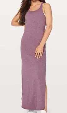 NWT Lululemon Refresh Maxi Dress II Heathered Dusty Mauve size 2