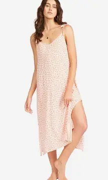 Billabong Pink Floral Midi Slip Dress