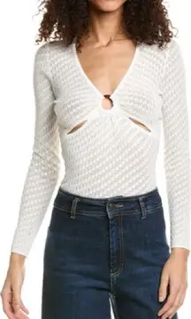 Sandro Tahys Cutout Sweater - NWT - size: 3 (FR)
