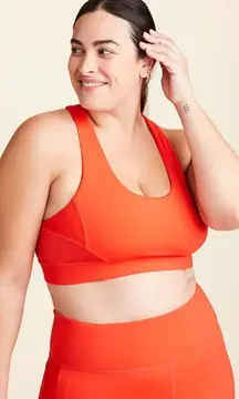 Alala Vamp Sports Bra Workout High Support Stretch Lava Red‎ Plus Size 1X