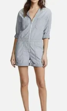 AG ADRIANO GOLDSCHMIED‎ Rochelle Romper Coveralls Shorts Stripe Size L