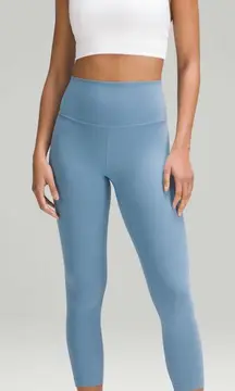 Lululemon Align High-Rise Crop 26” utility blue size 12