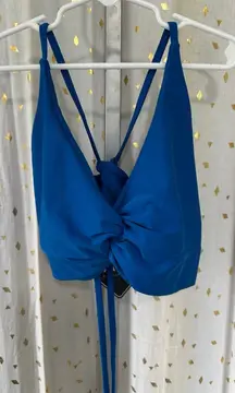 NWT Zaful Women's Front Twist Padded Lace Back Tie Bikini Kini Top 10