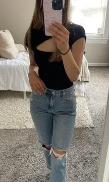 Ankle Length Mom Jeans