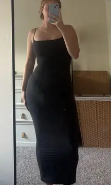 SKIMS Black Dress Slip