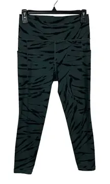 Athleta Salutation Stash Pocket II 7/8 Leggings Small Gray Gym Core Activewear