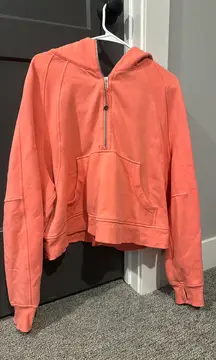 Raspberry Cream Lululemon Scuba Half-Zip L/XL 