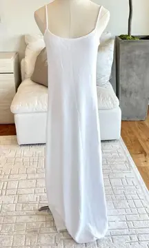 Bleusalt Super Soft Comfy White Tank Maxi Dress Size 0