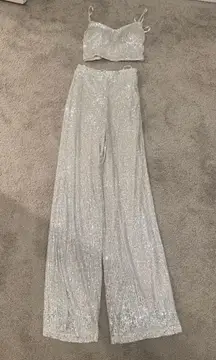 Crystal Sky Sequin Two Piece Size XS