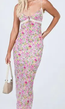 Princess Polly Emily Maxi Dress -Pink floral