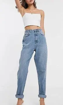 ASOS Slouchy High Rise Denim Mom Jeans NWOT