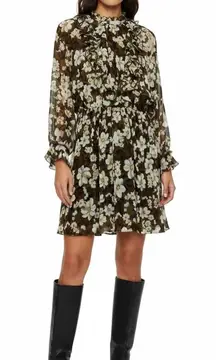 Zara Women’s Ruffled Floral Print Mini Dress Romper