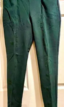 Anne Klein pants - pull on- dark green - size large