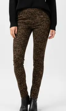 NEW Philosophy Brown Leopard Print Cropped Pants