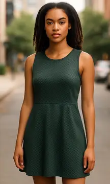 All in Motion‎ Women's XL Green Houndstooth Dress Lined Athletic Fit