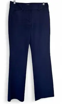 Ann Taylor Navy Blue Straight Leg Trouser Dress Pants Women’s 2 Preppy Academia
