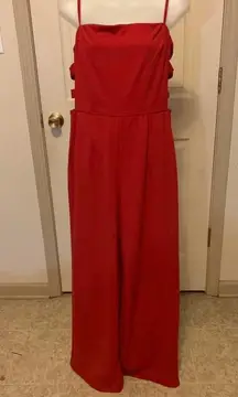 Large  red Jumpsuit