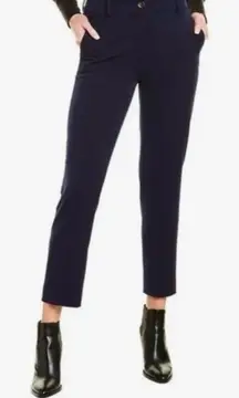 J. Crew Slim Ankle Bi Stretch Trouser Pant in Black Size 8‎