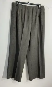 Womans East 5th Size 14 Brown Beige Side Zip Trousers