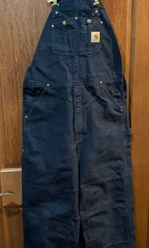 Duck Bib Unlined Overalls - Navy NWOT