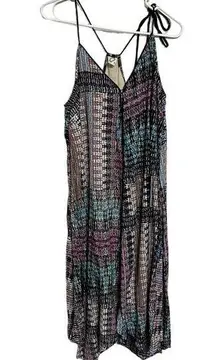 Anthropologie Akemi + Kin Riviera Handkerchief Midi Dress Size L