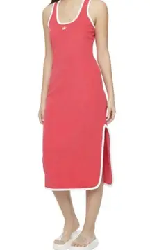 Juicy Couture Towel Terry Midi T-shirt Tank Dress Watermelon NWT size Small