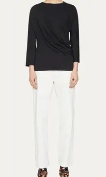 Dries Van Noten Helfar Draped Jersey Top- NWT‎ M