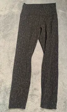 lululemon athletica Black Patterned Leggings
