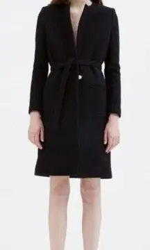 IRO Kila Coat Jacket Black Wool Blend Size 38 / US 6‎