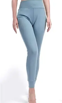 High Waisted Yoga Jogger Pants Soft Workout Leggings with Pockets S