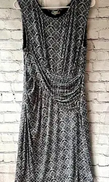 Kut from the Kloth Navy‎ Blue Mollee Midi Fitted Dress Size 12