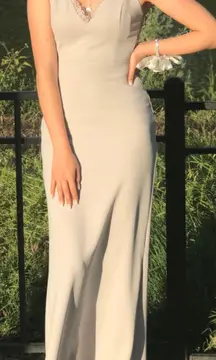Gray Prom Dress