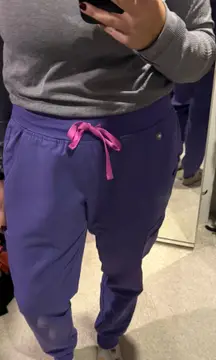 FIGS Purple Zamora Jogger Scrub Pants