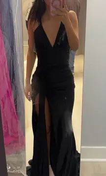 Kotsovos Black prom dress 