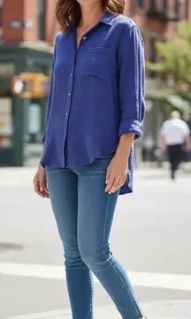 Jessica Simpson violet Button Down Shirt